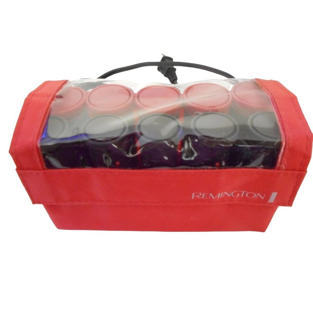 Remington All That Electric Hot Rollers 10 Hair Curlers Travel Case With 10 Clip
